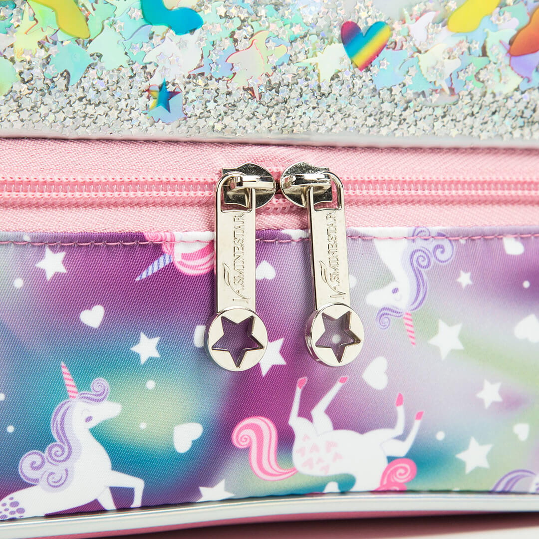 2-layer waterproof Sparkly unicorn lunch bag