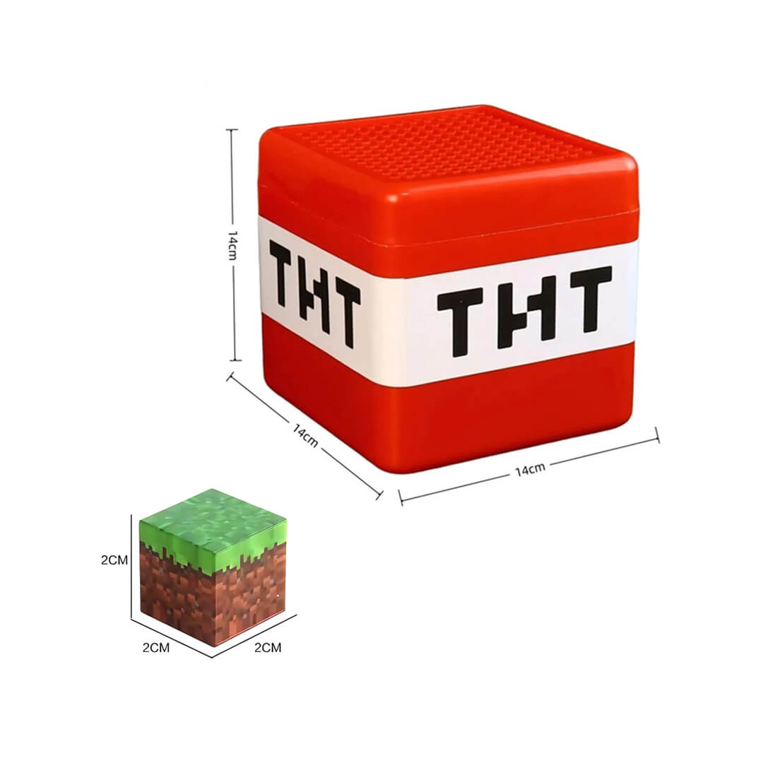 200 magnetic cubes with mini characters and accessories