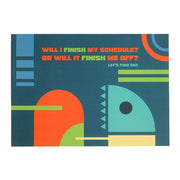 A4 Daily Planner: Will I Finish My Schedule