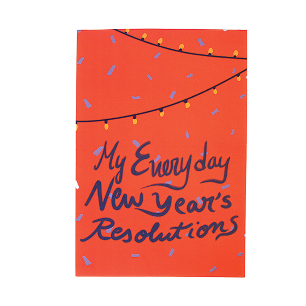 A5 Daily Planner: My Everyday New Year's Resolutions