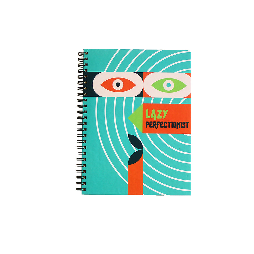 A5 Hardcover Notebook: Lazy Perfectionist
