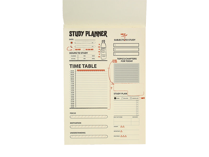A5 Study Planner: Let Us Over Organize