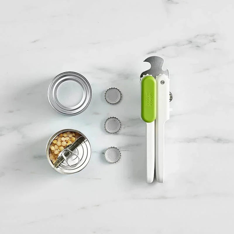 3 in 1 Can Opener -  White/Green Can opener 3 in 1 Can Opener -  White/Green 3 in 1 Can Opener -  White/Green Joseph Joseph
