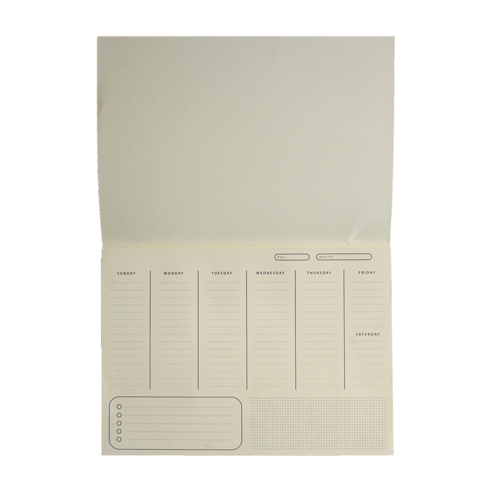 A4 Weekly Planner: Planning Tahet El Daghet