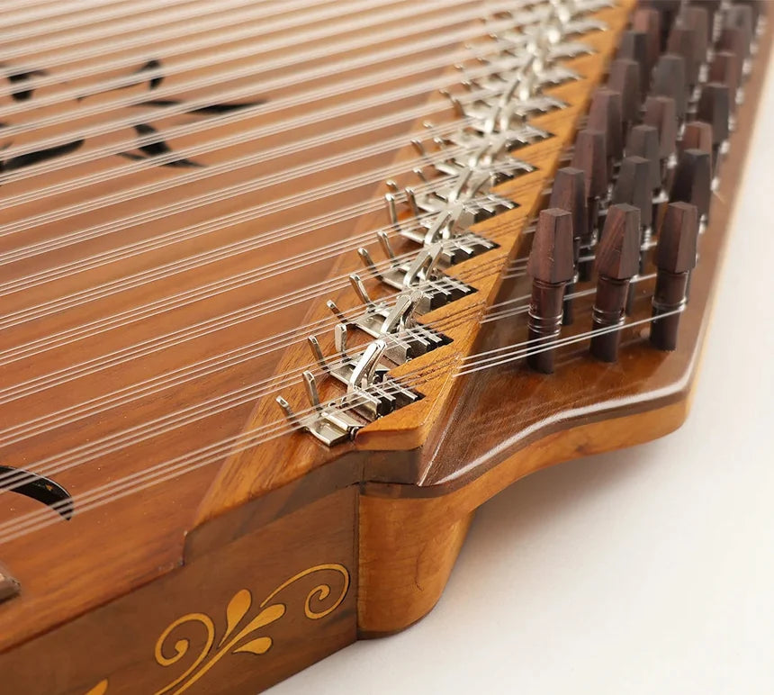 Arabian Walnut Qanoun Traditional Instrument