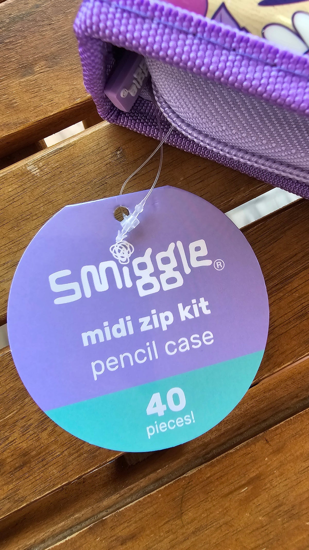 Smiggle Pencil Case Stationery Kit Purple Unicorn
