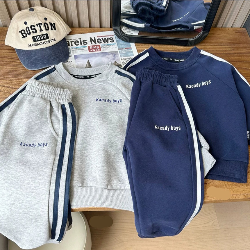 Boys’ Navy Casual Sports Outfit Set / 4–10Y