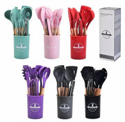12 Pieces Silicone Kitchen Utensil Set