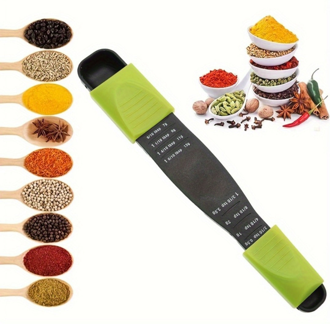Double Scale Measuring Spoon Practical Kitchen Tool