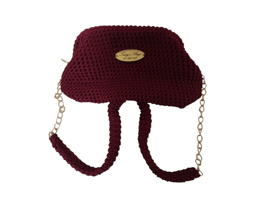 Burgundy Shoulder Bag
