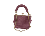 Bois de Rose Vintage Evening Crochet Handbag