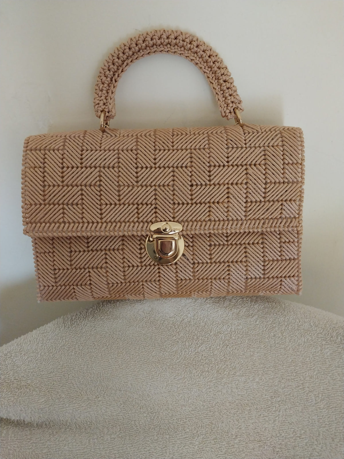 Golden Rose Chic Handbag