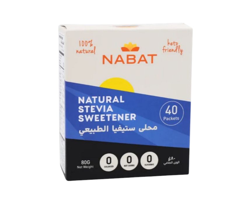 Nabat Organic Natural Stevia Sweetener 40 Packets