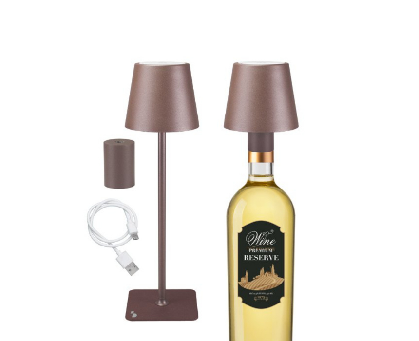 Beper Rechargeable Table Lamp in Bronze