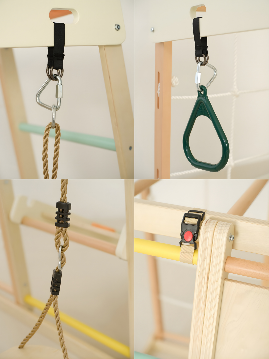 8-in-1 Children Climbing Gym Set