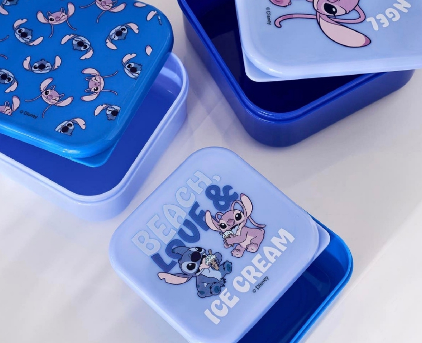 Disney Stitch Food Container Set