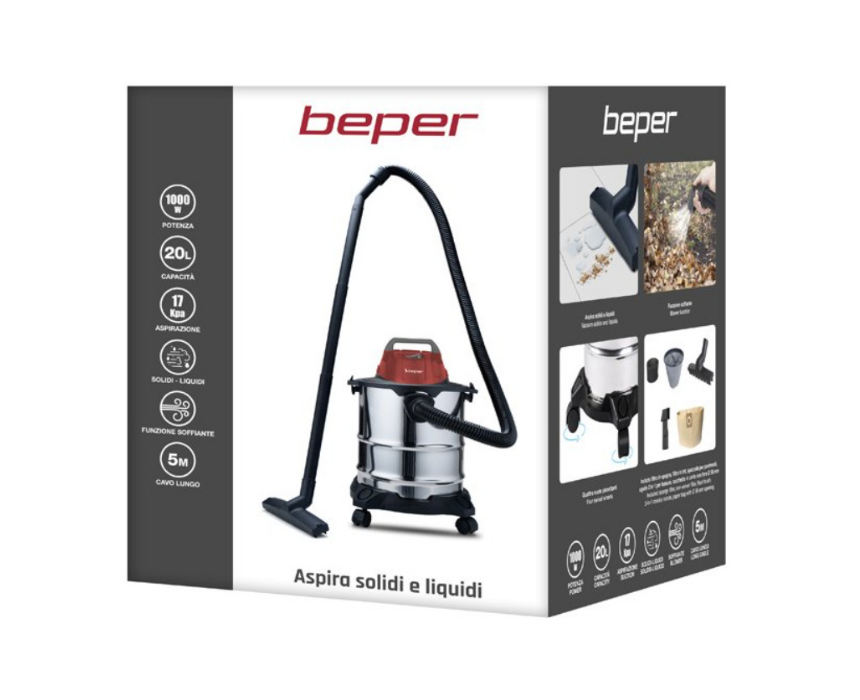 Beper Wet and Dry Vacuum Cleaner
