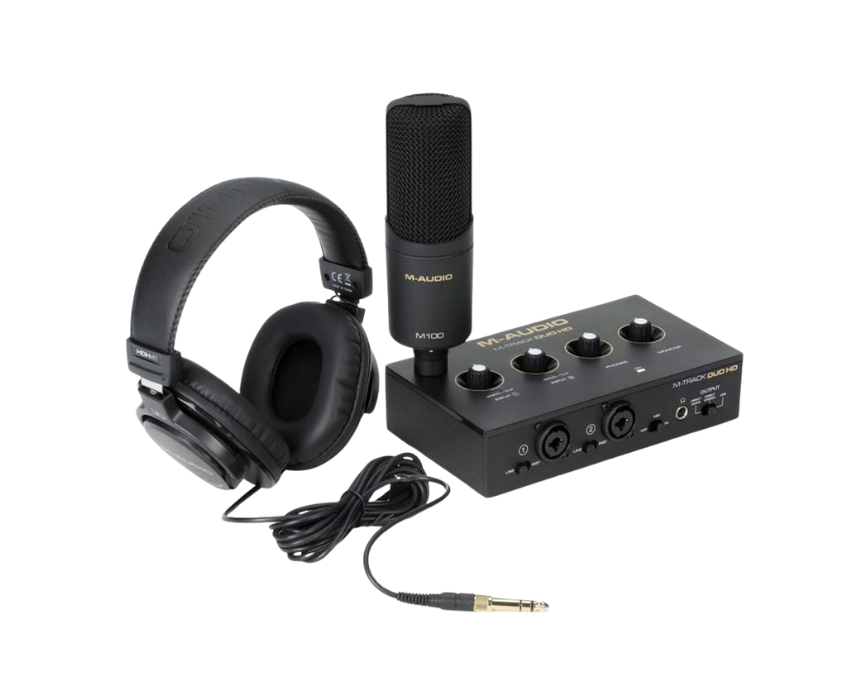 M Audio Recording Bundle M Track Duo HD Producer Pack