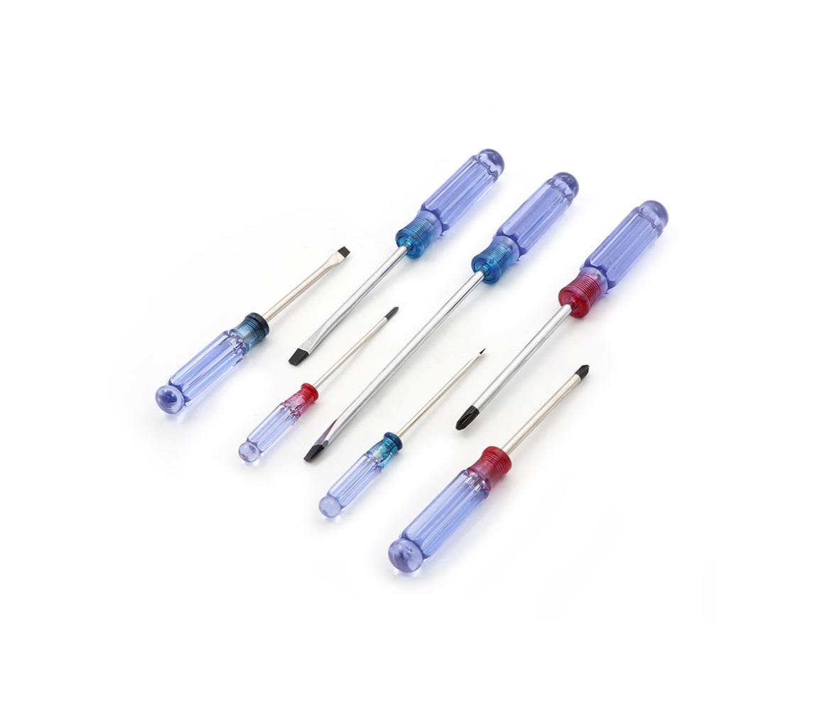 Screwdriver Set - Phillips & Slotted - 7 Pcs