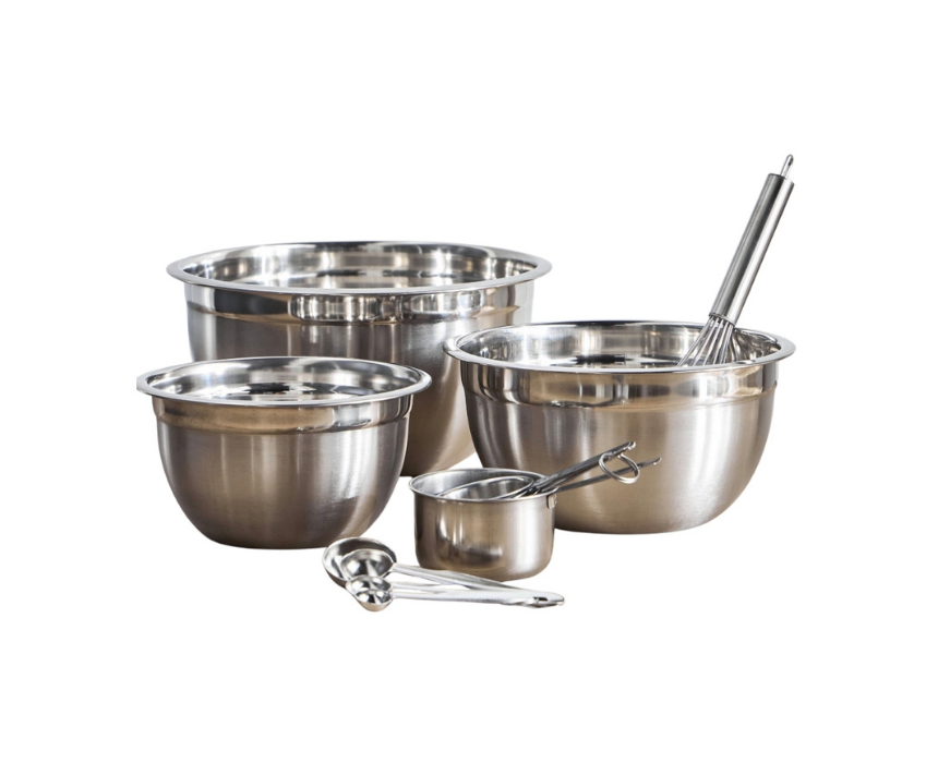 Essential Baking Set Mixing Bowls And Measuring Tools