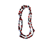 Various Colored Silver Necklace