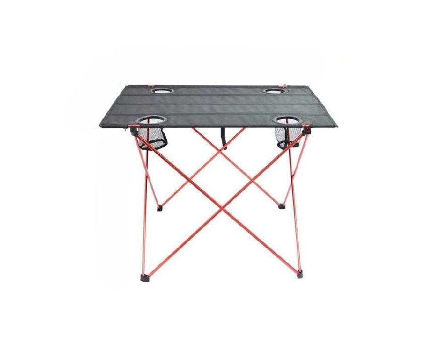 Folding Table With Cup Holders