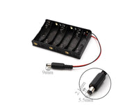 Battery Holder Storage 6xAA DC Plug 2.5mm