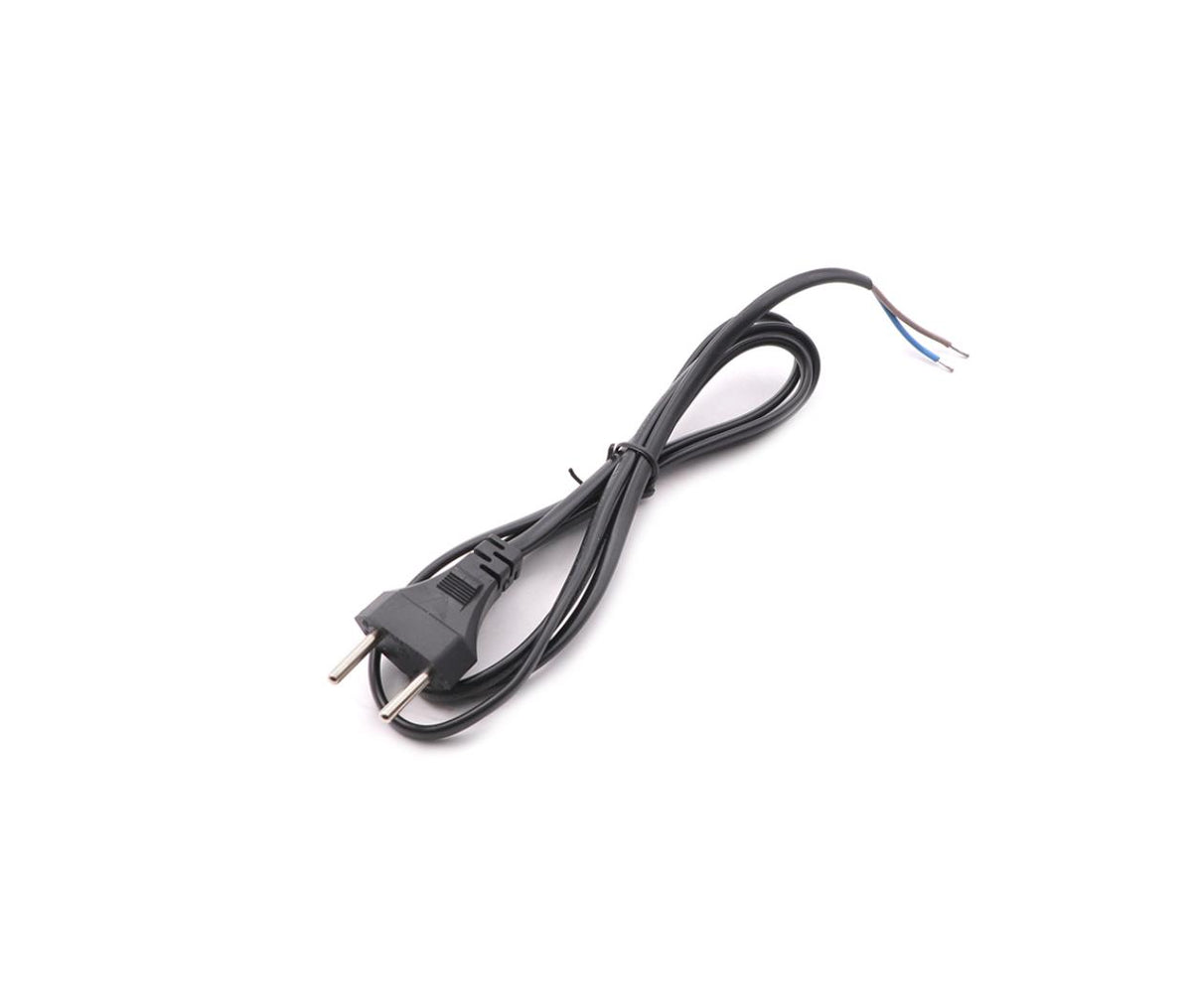 Power Cable EU Plug - Open Cable End 2x0.75mm 1.5m