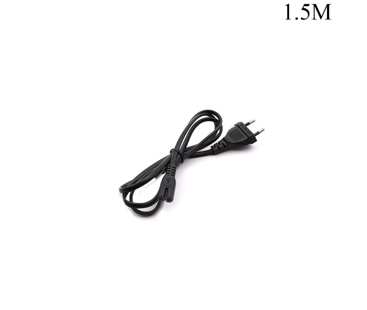 Power Cable EU Plug - 2-Prong 2x0.75mm 1.5m
