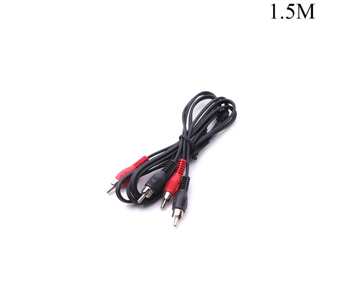 Audio Cable 2x RCA Male to Male MD 1.5m