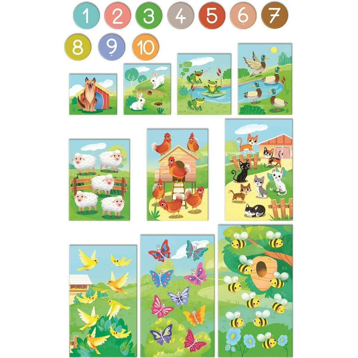 Numbers From 1 to 10 - FR Toys Numbers From 1 to 10 - FR Numbers From 1 to 10 - FR CLEMENTONI
