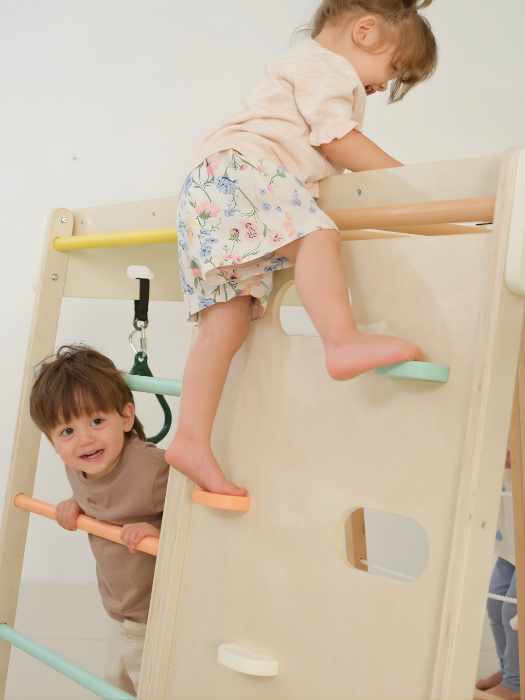 8-in-1 Children Climbing Gym Set