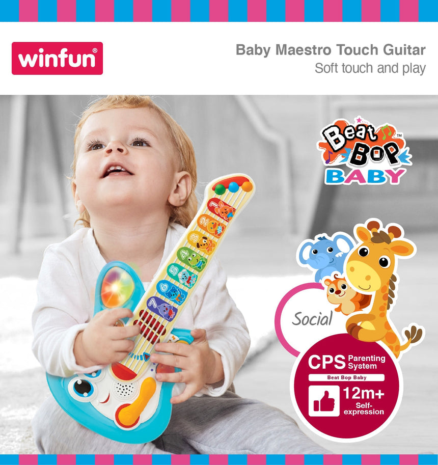 Baby Maestro Touch Guitar Toddler's Toys Baby Maestro Touch Guitar Baby Maestro Touch Guitar WinFun