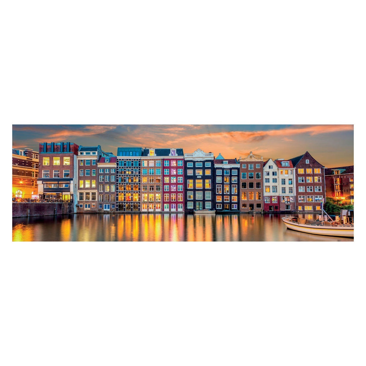 Puzzle Collection Panorama - Bright Amsterdam adults puzzle Puzzle Collection Panorama - Bright Amsterdam Puzzle Collection Panorama - Bright Amsterdam CLEMENTONI