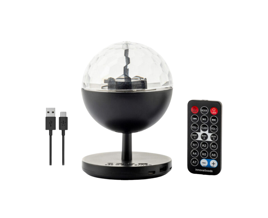 InnovaGoods Rechargeable Led Projector