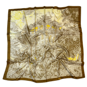 Le Pavillon Synthetic Satin Scarf 90 x 90 cm