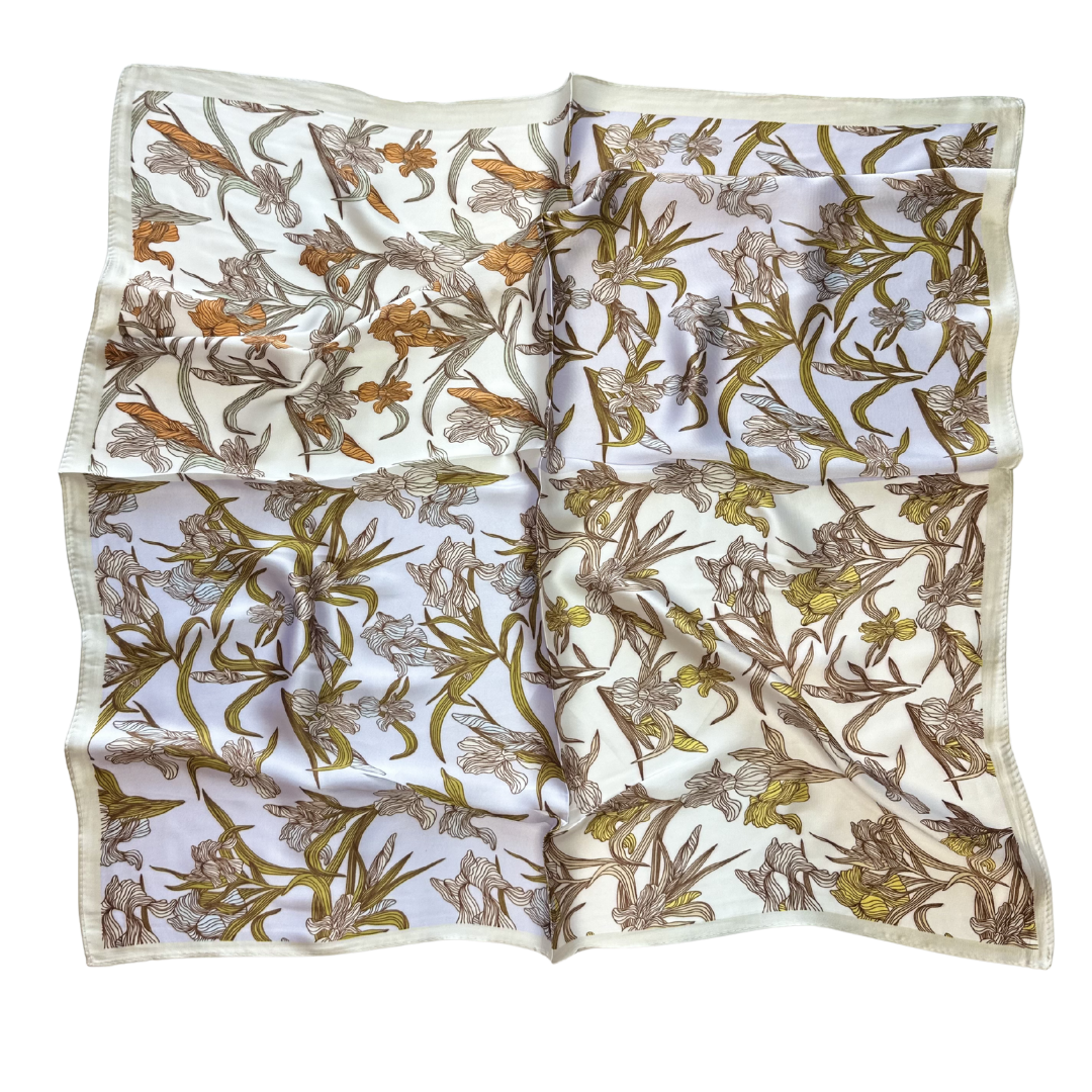 Les Roses d’Azur Scarf - Brise Dorée
