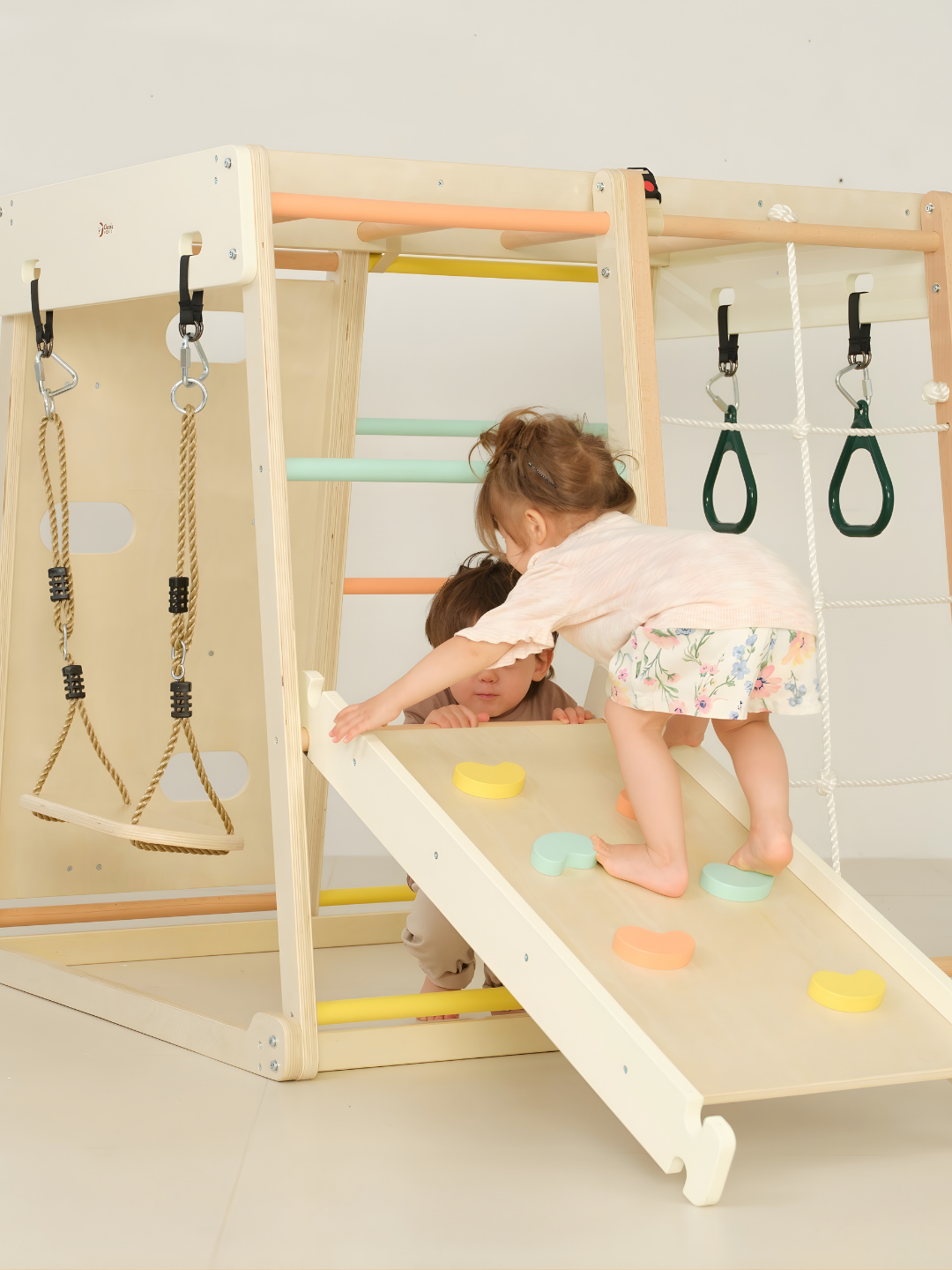 8-in-1 Children Climbing Gym Set