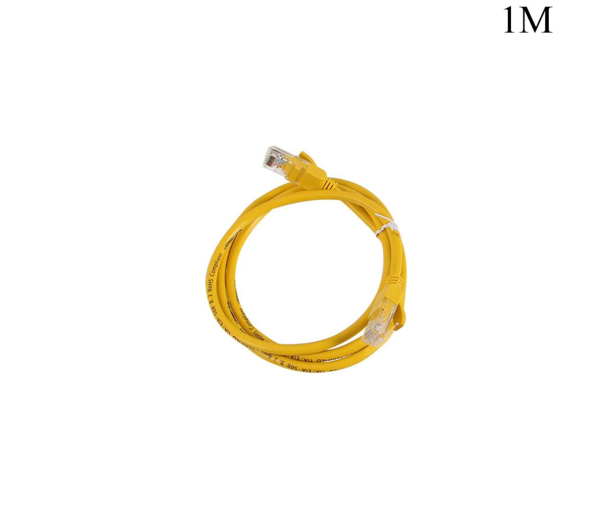Patch Cord - CAT5e - UTP - 1M - Yellow