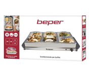 Beper Metallic Buffet Warmer