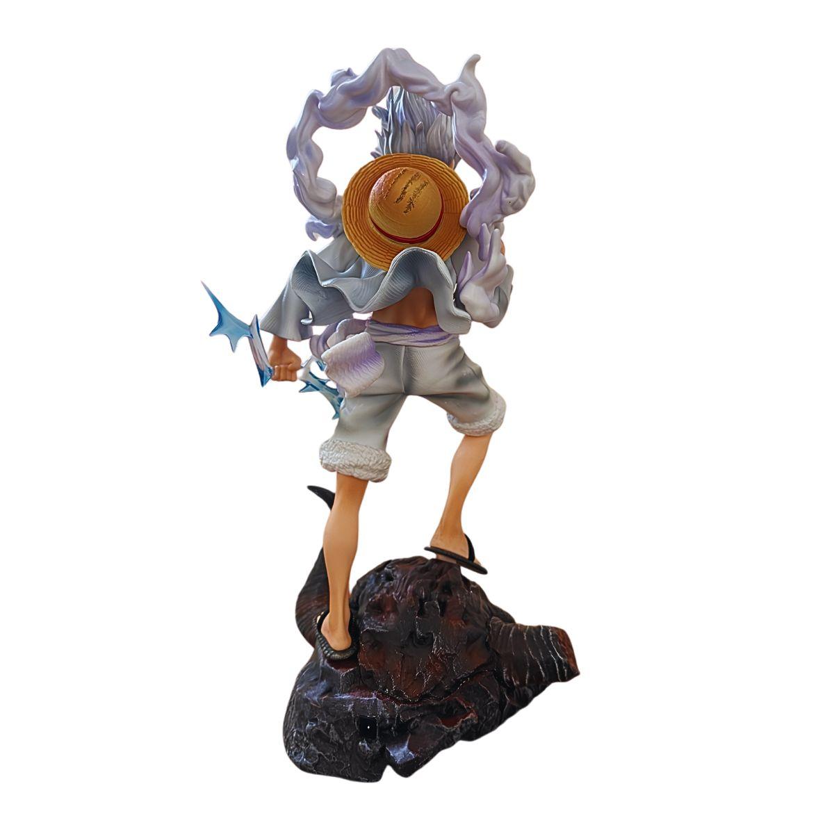 One Piece Monkey D. Luffy Gear 5 Nika PVC Figure 39cm side view – Anime Figure Gift Lebanon