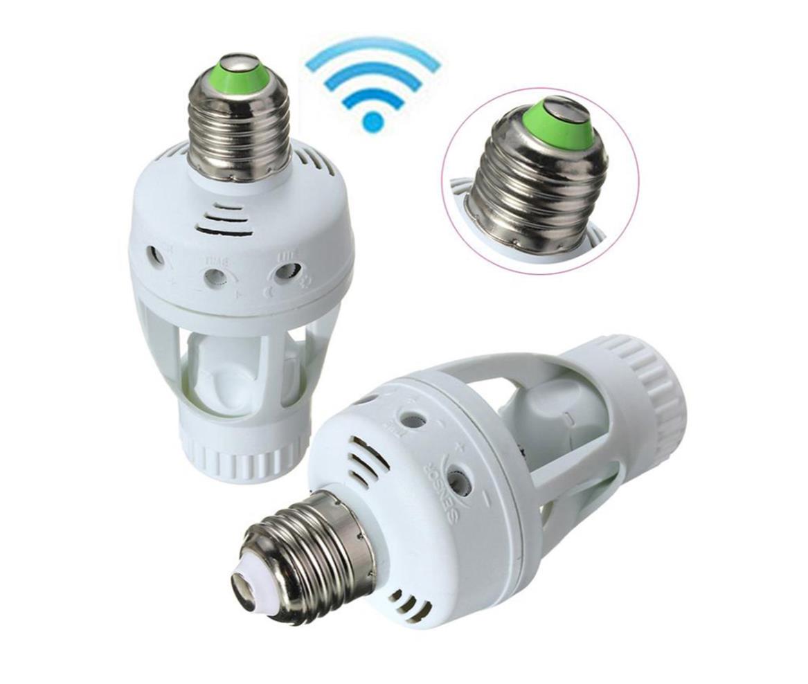 Light Sensor - PIR - 0.5A - 220V - Bulb E27 Holder - 220V