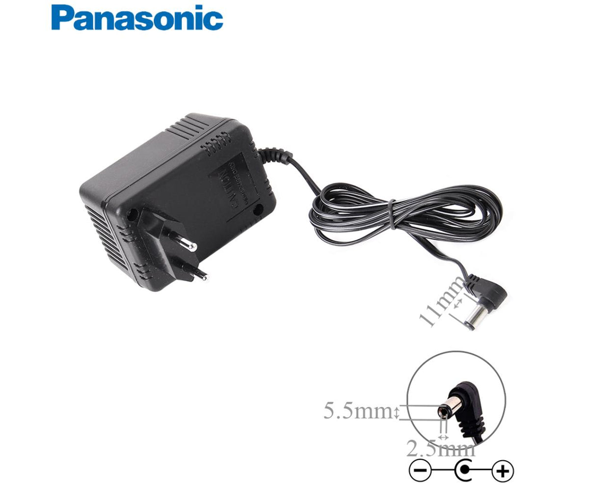 Panasonic SMPS Power Adapter DC 9V 0.5A 90° 5.5x2.5mm