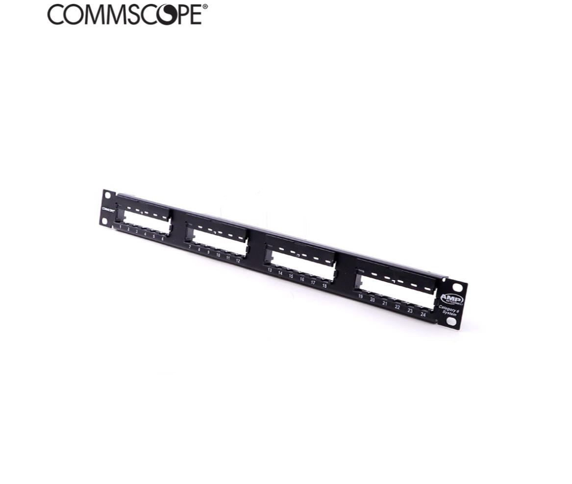 Network Cabinet Patch Panel CAT6 24-Port AMP