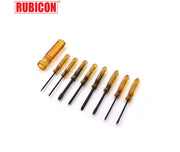 Rubicon Screwdriver Set - Phillips & Slotted - Line Color - 8 Pcs