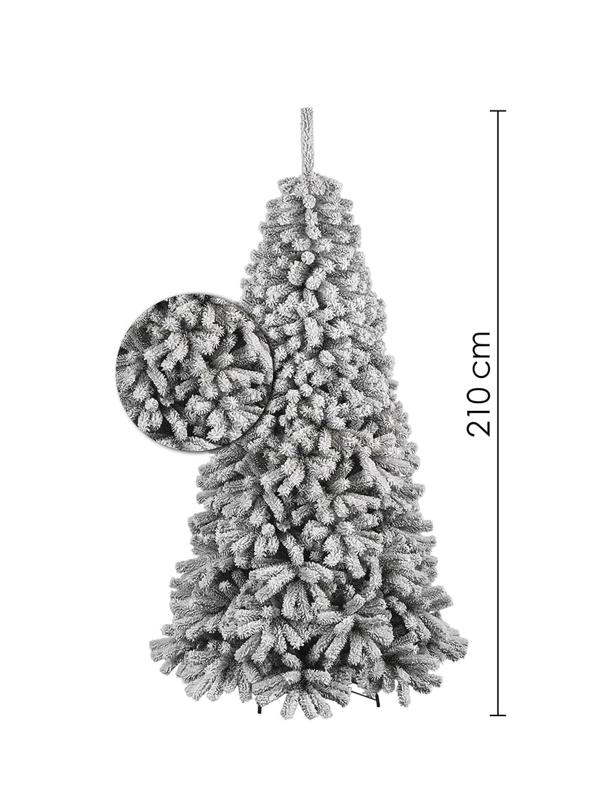 White Christmas Hinged Tree