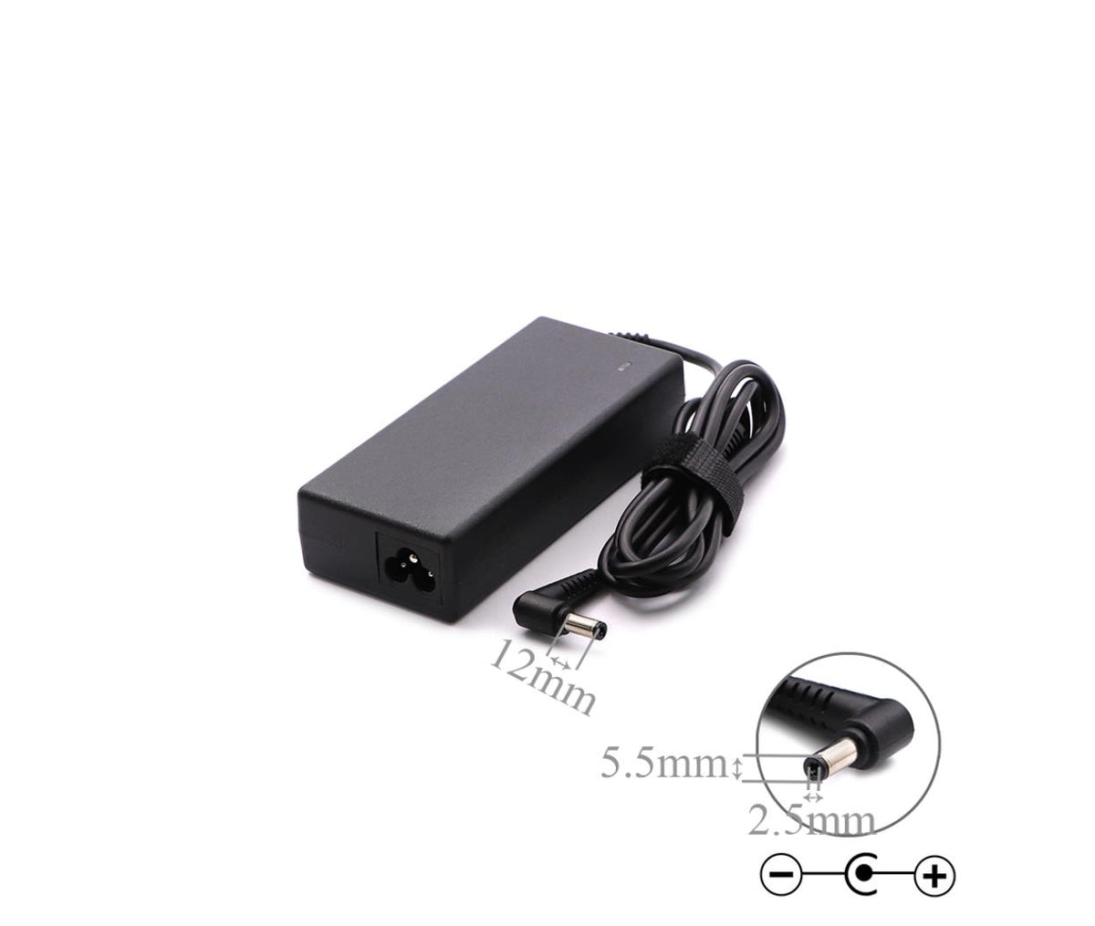 Laptop Power Adapter DC 19V 4.2A 80W 5.5x 2.5mm 90D Compatible With Fujitsu