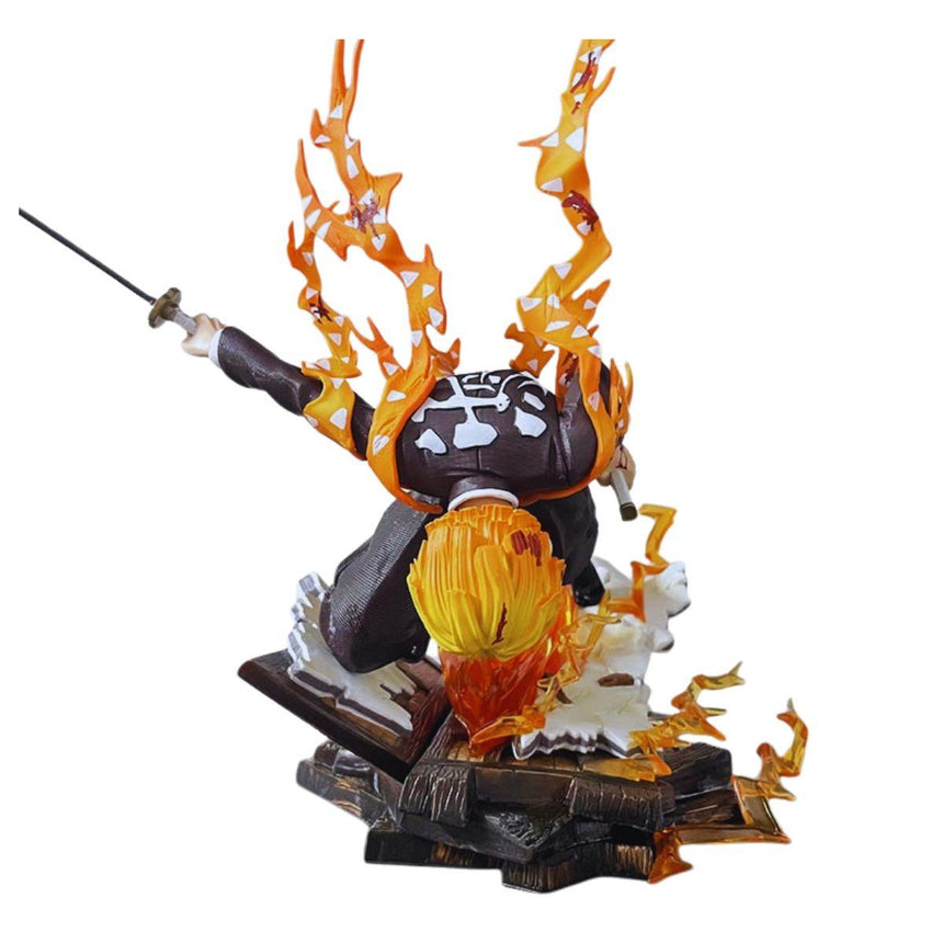 Demon Slayer Agatsuma Zenitsu PVC Figure 28cm side view – Anime Figure Gift Lebanon