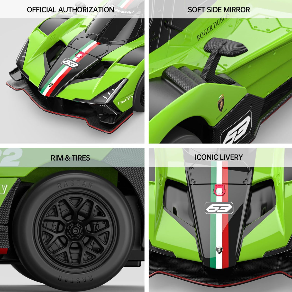 R/C 1:24 Lamborghini SC63 - Green