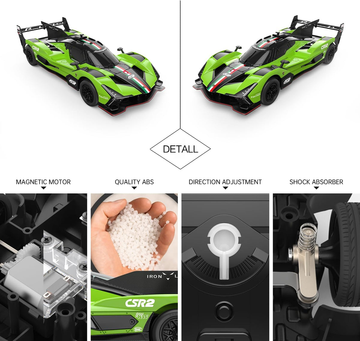 R/C 1:24 Lamborghini SC63 - Green